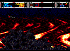 thunder force 3 on genesis fire level